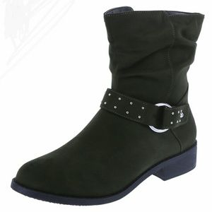 American Eagle Woman's Raven Studded Slouch Boots